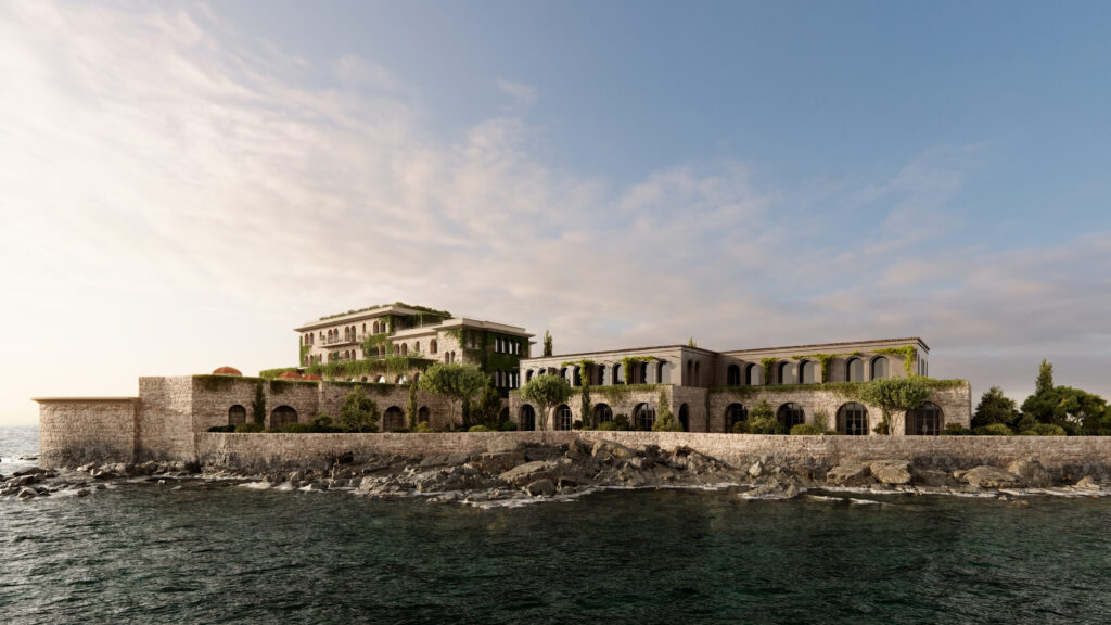 Zannier Bendor - Cloître Building from Sea - © Zannier Hotels